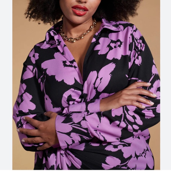 Anthropology top blouse size L - Picture 1 of 5